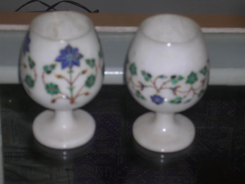 Marble Wine Glass